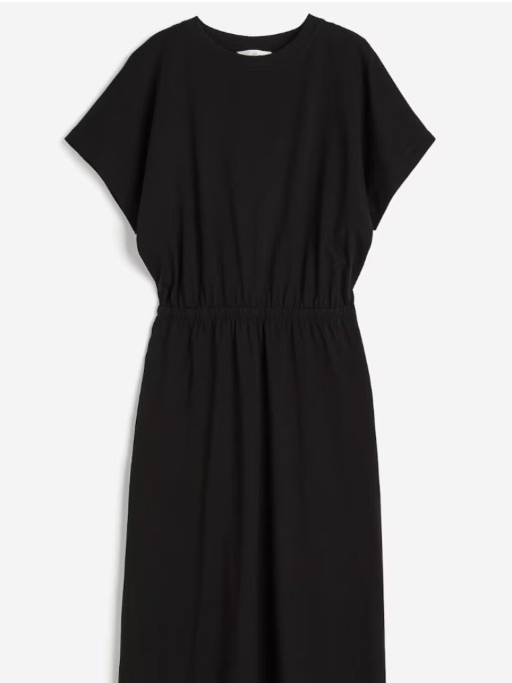 H&M | Cotton Smocked-Waist Jersey Dress